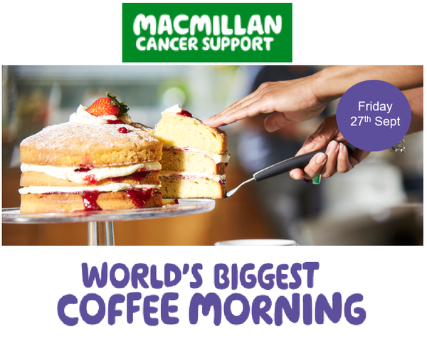 World's Biggest Coffee Morning - Guest of Honour William Fox-Pitt