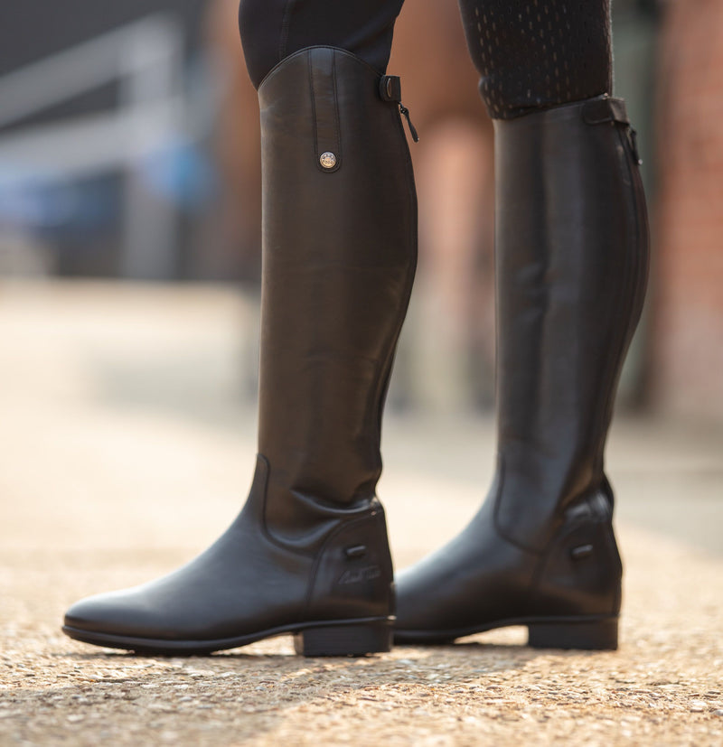 SALE!! Mark Todd Long Leather Riding Boot Black
