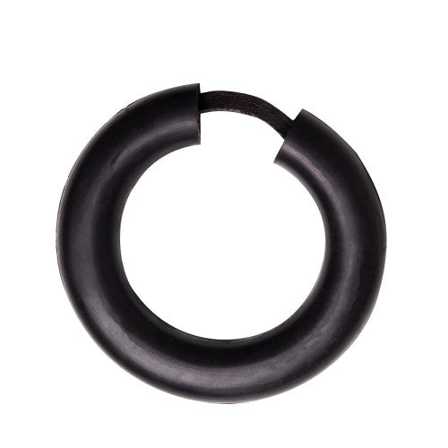 Hy Equestrian Fetlock Ring with Leather Strap - Black - One Size