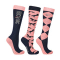 HYCONIC Pattern Socks by Hy Equestrian (Pack of 3) - Adult 4-8