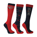 HYCONIC Pattern Socks by Hy Equestrian (Pack of 3) - Adult 4-8