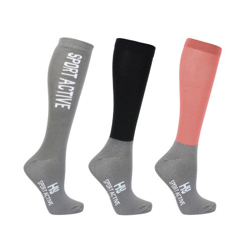 Hy Sport Active Riding Socks (Pack of 3)