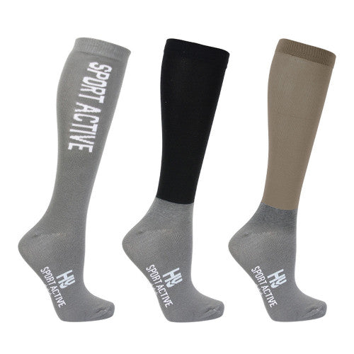 Hy Sport Active Riding Socks (Pack of 3)