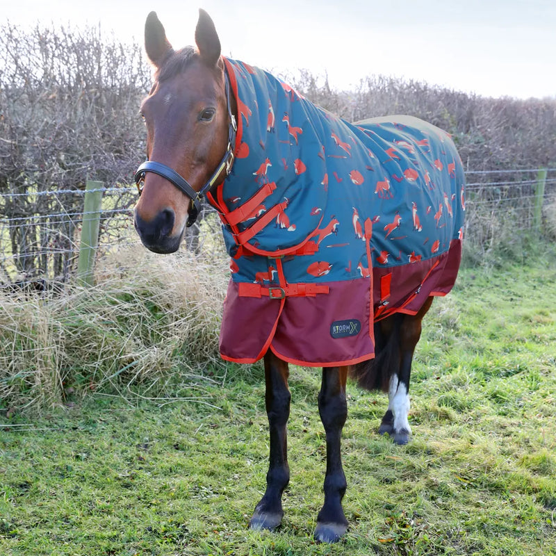 StormX Original Frivolous Fox 200 Combi Turnout Rug