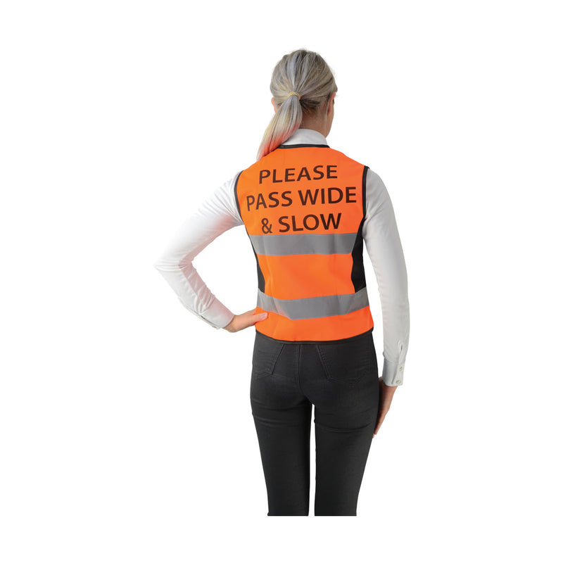 HyVIZ Waistcoat - Please Pass Wide & Slow by Hy Equestrian