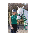 Hy Equestrian Tropical Paradise Fly Mask with Ears and Detachable Nose