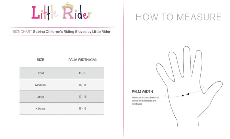 Sabina Children's Mesh Riding Gloves by Little Rider