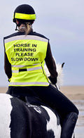 Equisafety Air Waistcoat Horse In Training Please Slow Down