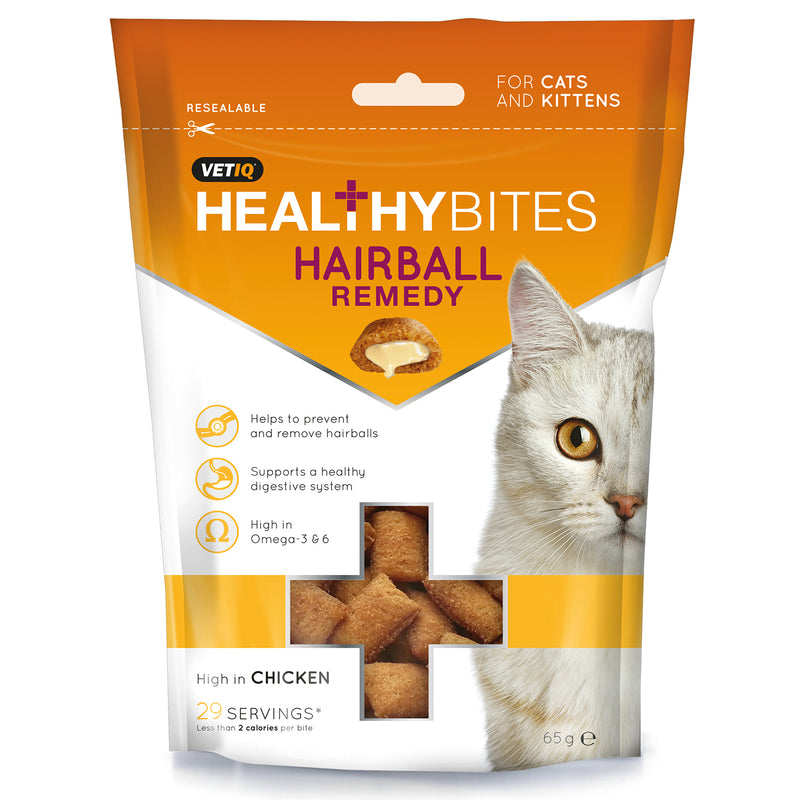 VetIQ Healthy Bites Hairball Remedy For Cats & Kittens