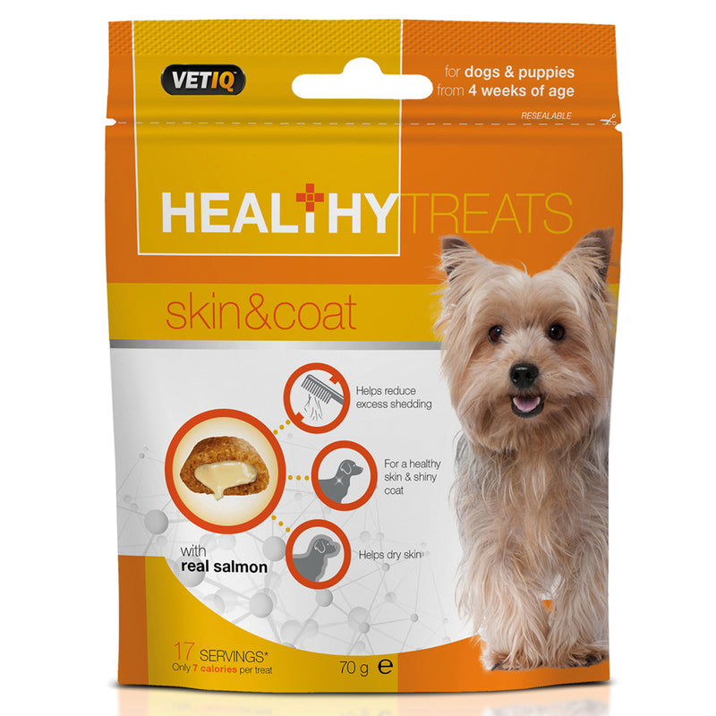 VetIQ Healthy Treats Skin & Coat For Dogs & Puppies