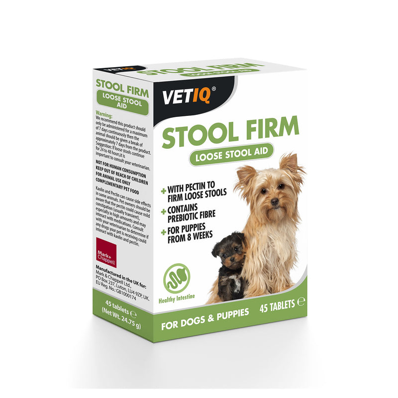 VetIQ Stool Firm Tablets For Dogs & Puppies