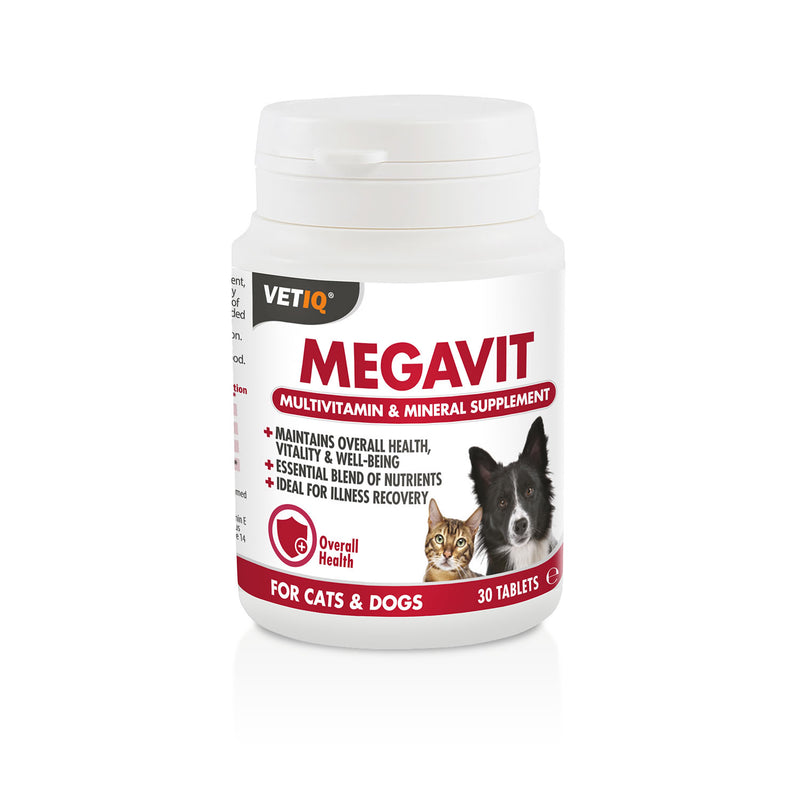 VetIQ Megavit Tablets For Cats & Dogs