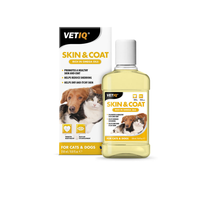 VetIQ Skin & Coat Oil For Cats & Dogs