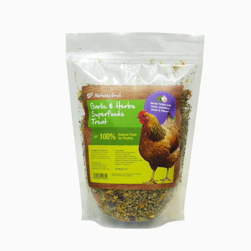 Natures Grub Garlic and Herb Superfoods Treat