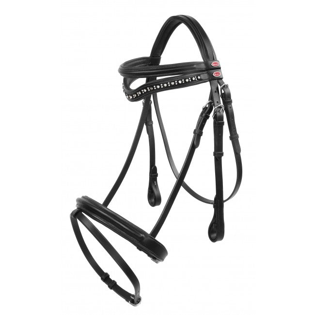 Whitaker Lynton Flash Bridle with Spare Browband - 4Pony.com