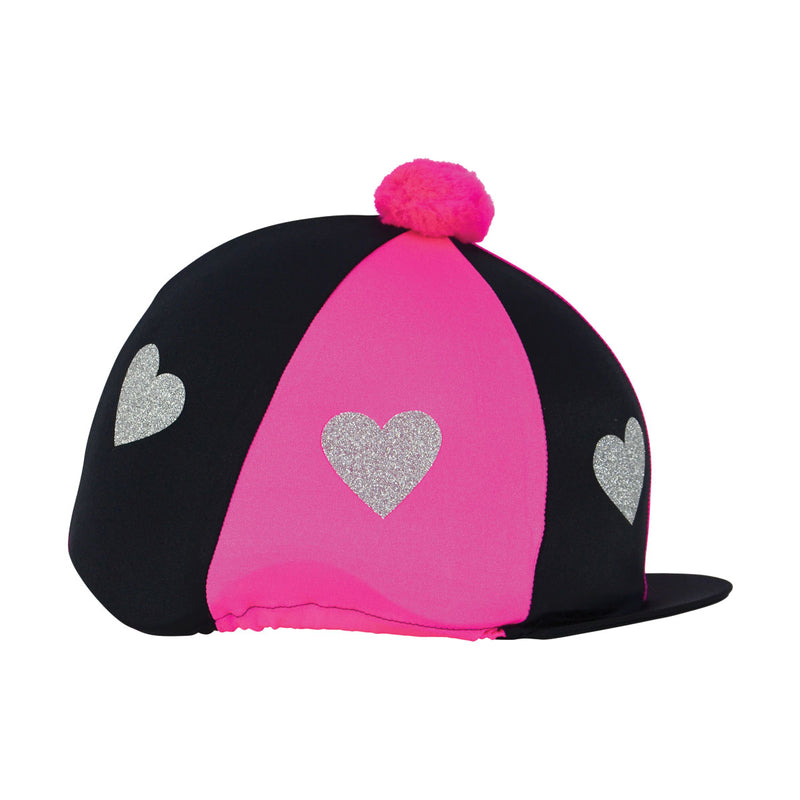 Love Heart Glitter Hat Cover by Little Rider