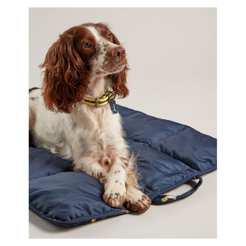 Joules Dog Print Travel Mat - Navy - One Size