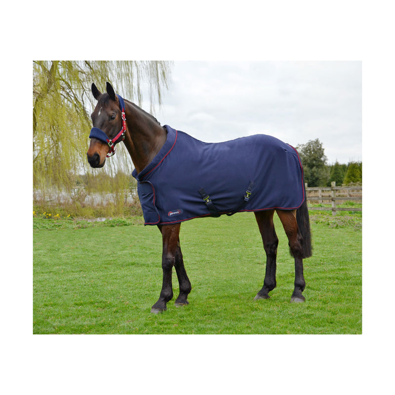 DefenceX System Deluxe Fleece Rug - Navy/Red