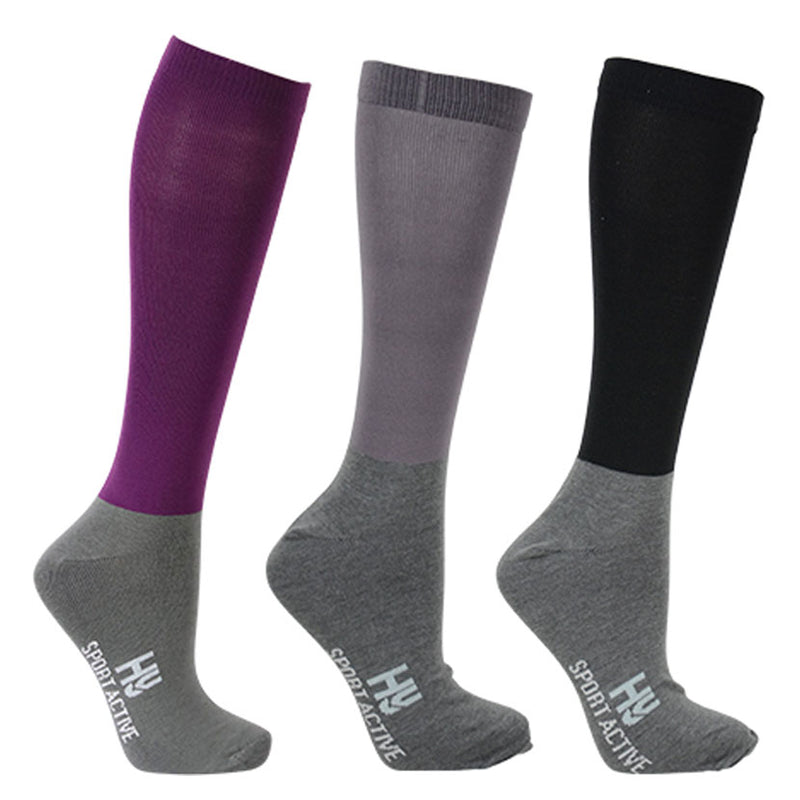 Hy Sport Active Riding Socks (Pack of 3)