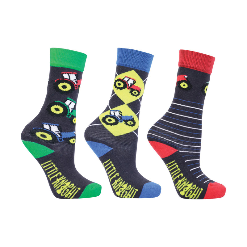 Little Knight Tractor Collection Socks (Pack of 3)