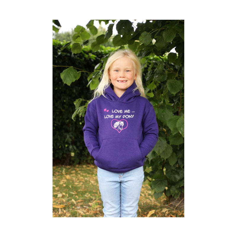 British Country Collection "Love me Love my Pony" Childrens' Hoodie