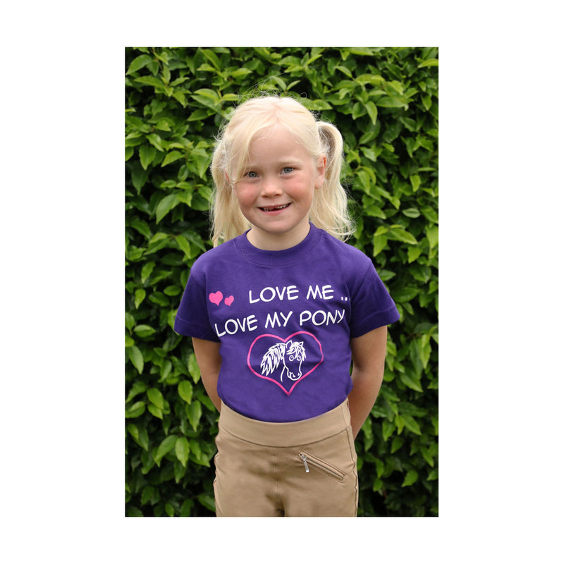 British Country Collection "Love me Love my Pony" Childrens' T-Shirt