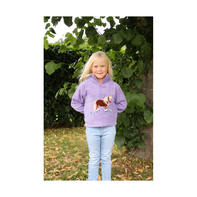 British Country Collection Flora Pony Childrens' Fleece Jacket
