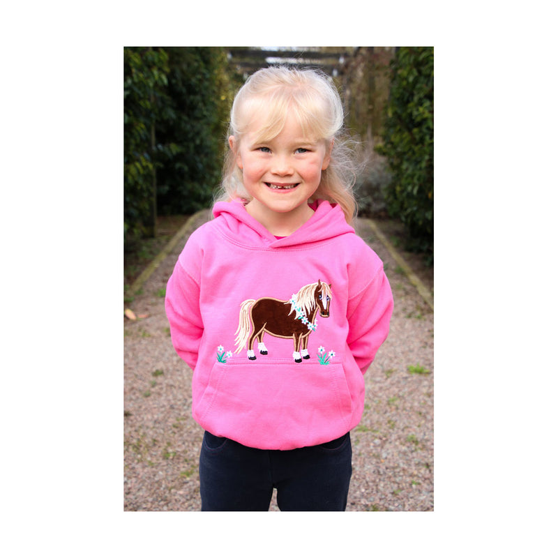British Country Collection Flora Pony Childrens' Hoodie