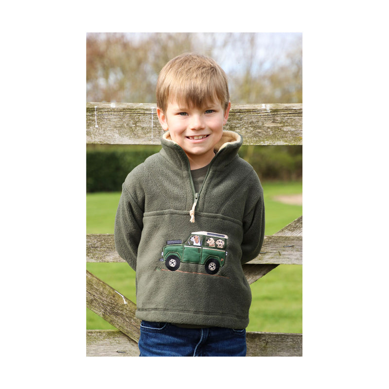 British Country Collection Off-roader & Dogs Childrens' Fleece Jacket