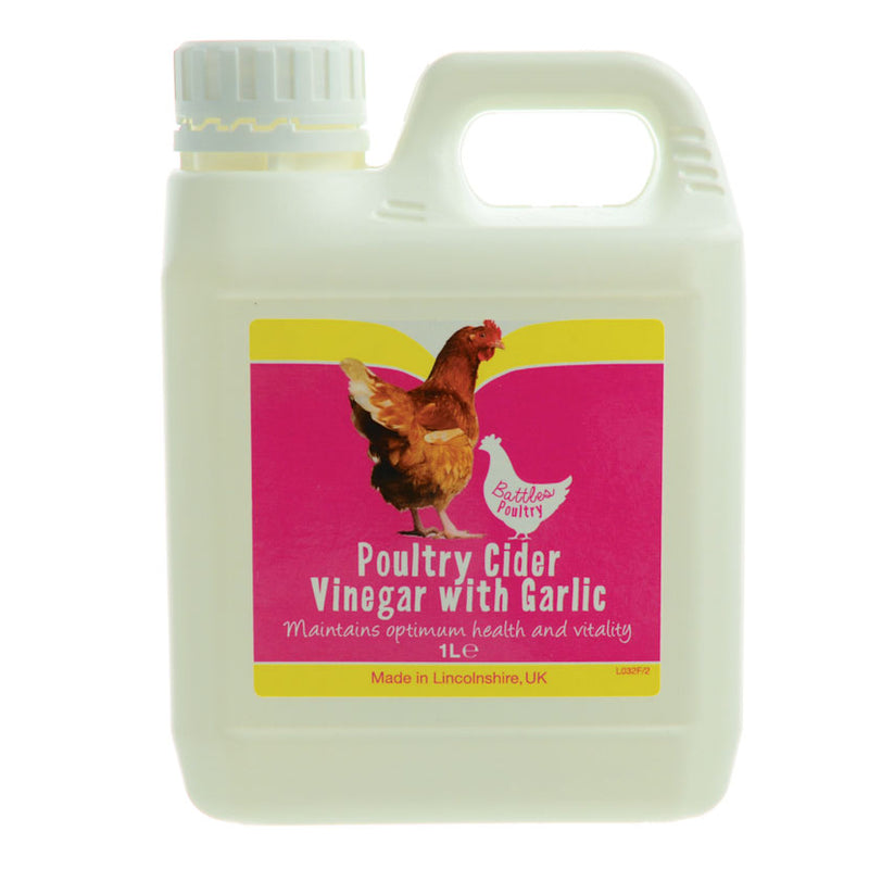 Battles Poultry Cider Vinegar & Garlic - 1L