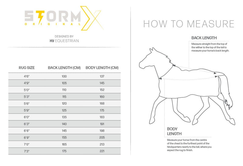 StormX Original Competition Ready 50 Turnout Rug