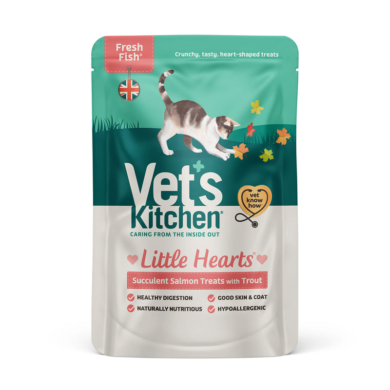 Vet's Kitchen Little Hearts Cat Treats Salmon