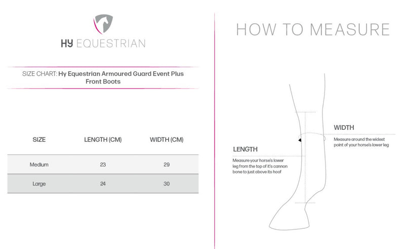 Hy Equestrian Armoured Guard Event Plus Front Boots